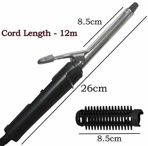 notani brothers Hair Curler Iron Rod Brush Styler for Women Electric Hair Curler-image-39