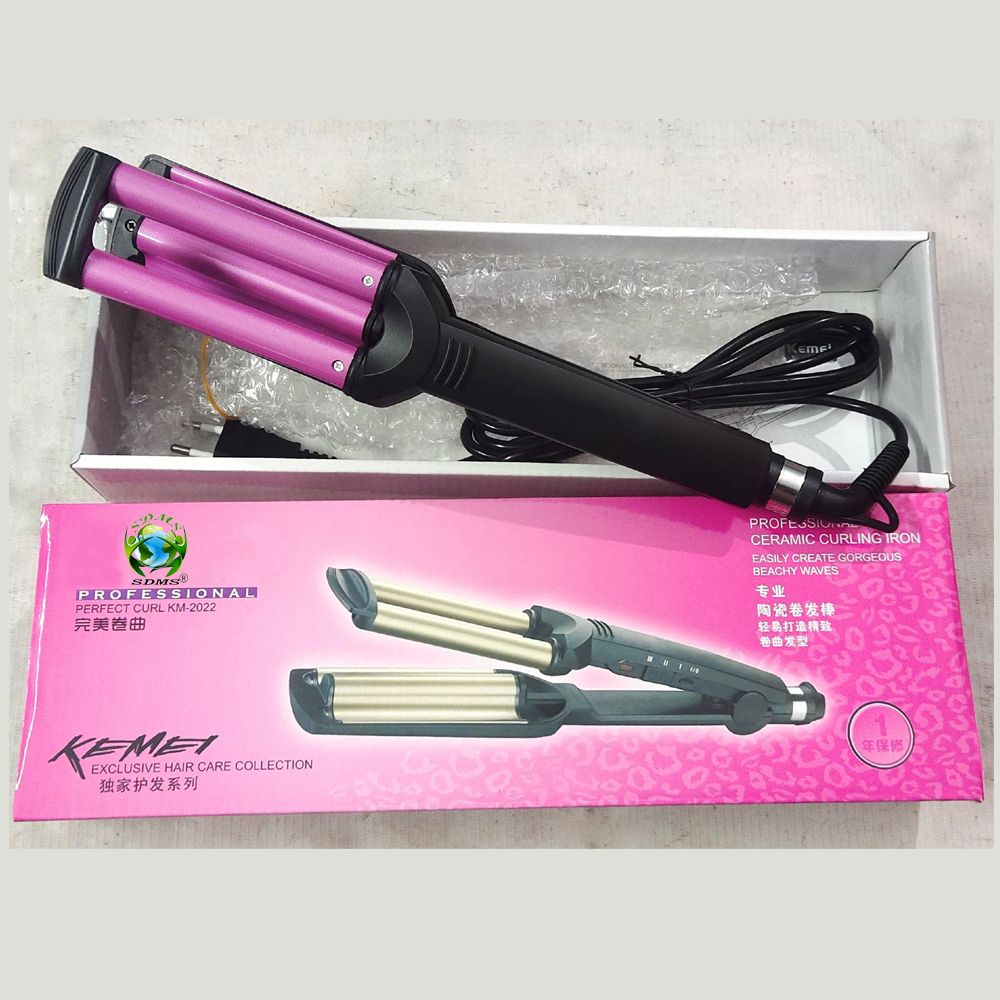 SDMS 2022 Electric Ceramic Curler with Three Perm Rolls Electric Hair Curler-image-15