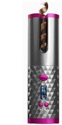khodal USB Rechargeable Automatic Wireless Electric Hair Curler L/R Rotating Curler,Cordless Auto Curler 300F-390F Temperature Control Full Anti-scalding, Curls or Waves Anytime Electric Hair Curler-image-6