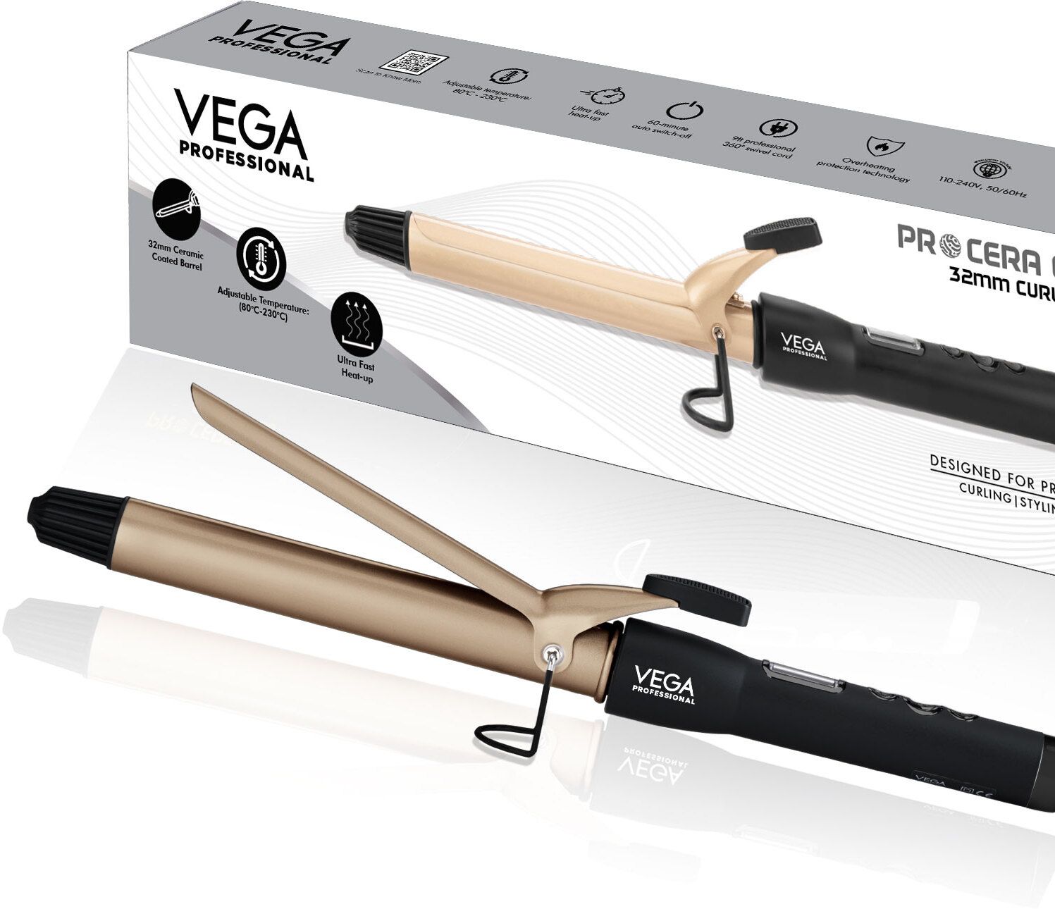 Vega Professional Pro Cera Curls Electric Hair Curler-picture-13