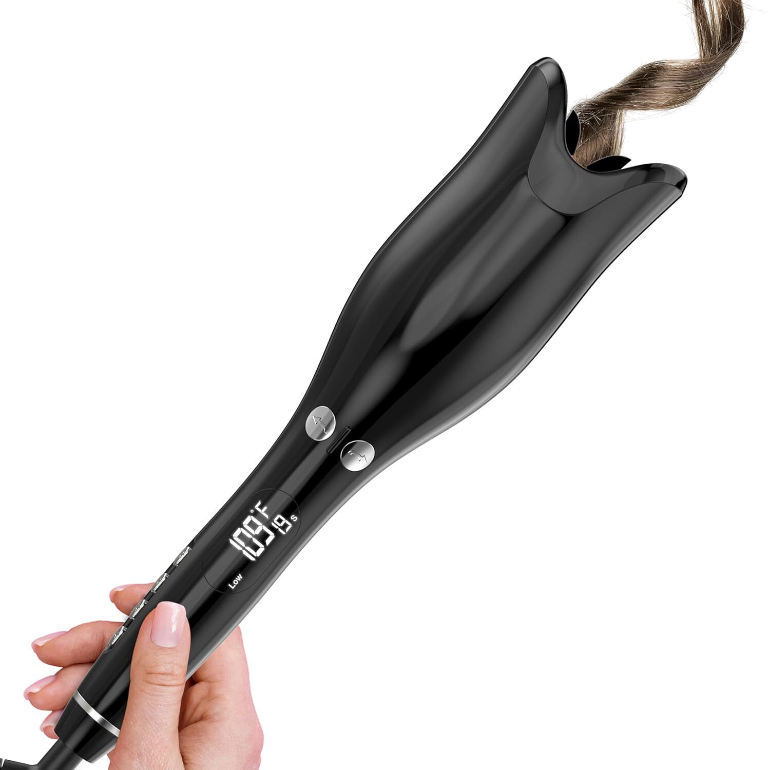 Enem Automatic Hair Curler, 4 Temperature Settings, Auto Shut off Portable Style Tool Electric Hair Curler