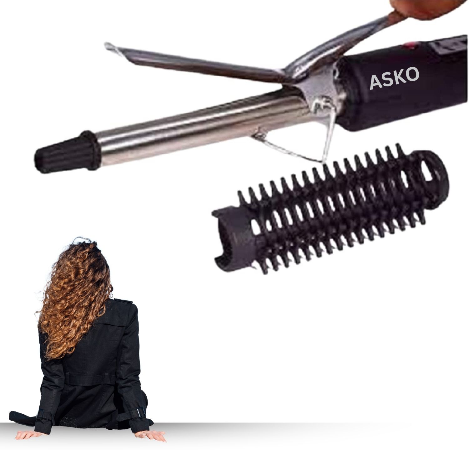 ASKO Ceramic Hair Curler 471B | Fast Heat | Durable and Safe Design Electric Hair Curler-picture-11