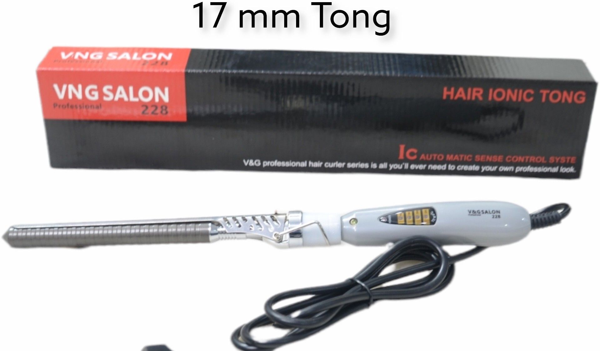 VNG Womens Hair Curling Tong For Professional Hair Curling Ceramic Machine (17mm) Electric Hair Curler-image-14