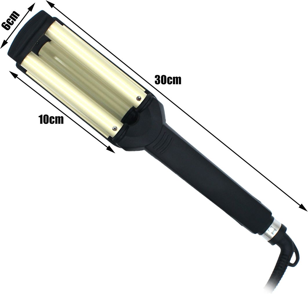 QGS Ceramic B5 Anti-scald Curling Iron Anti-Static Hair Styling Tool 45W Tangle-Free Electric Hair Curler-image-38