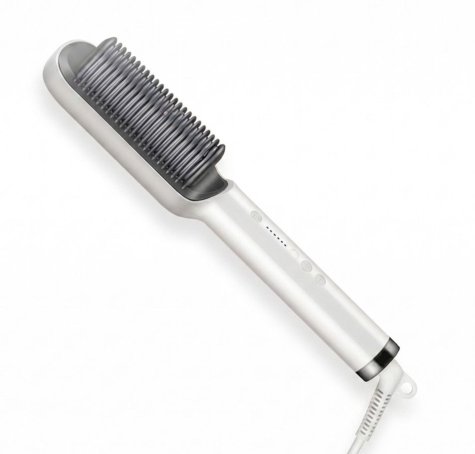 Vibrona Hair Straightener Comb with Ergonomic Handle and Multiple Temperature Settings Electric Hair Styler-image-29
