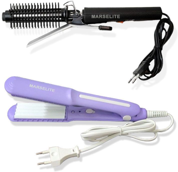 MARSELITE Combo of Professional 471B Hair Curler & Hair Crimper Machine Hair Rollers Electric Hair Styler-image-48