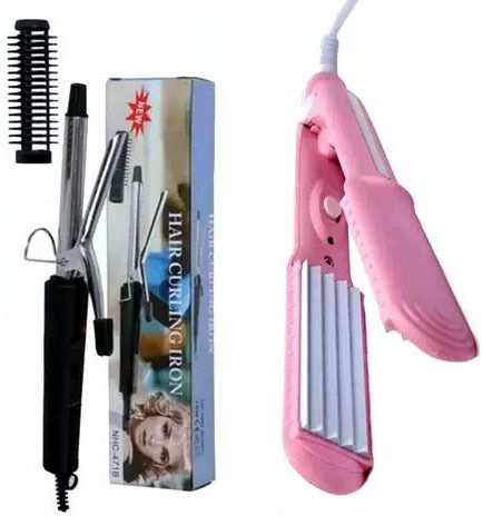 MARSELITE Combo of Hair Crimper or Hair Crimper For Girls Electric Hair Styler-image-13
