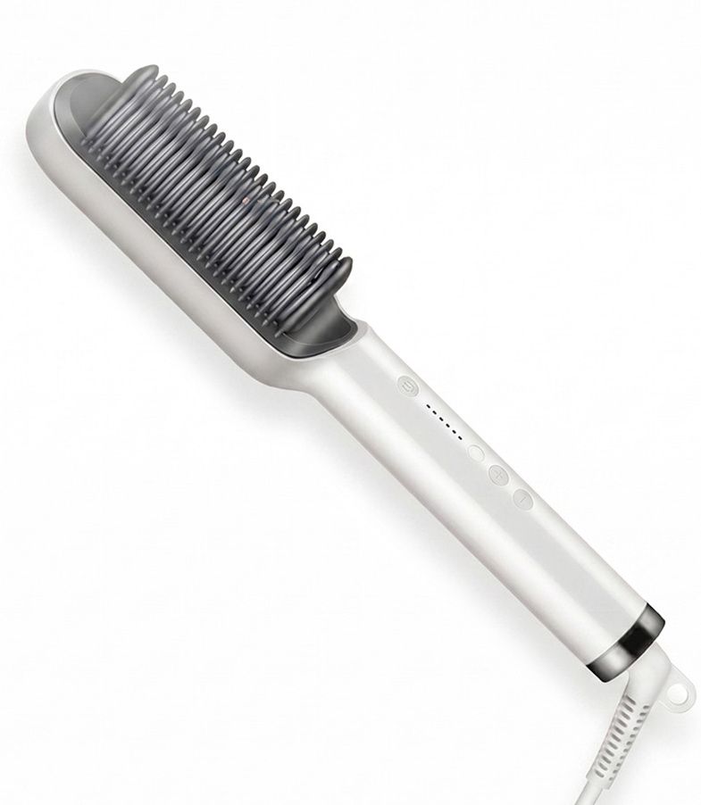 Vibrona Portable Hair Smoother Brush for Quick Hair Straightening and Detangling Electric Hair Styler-image-23