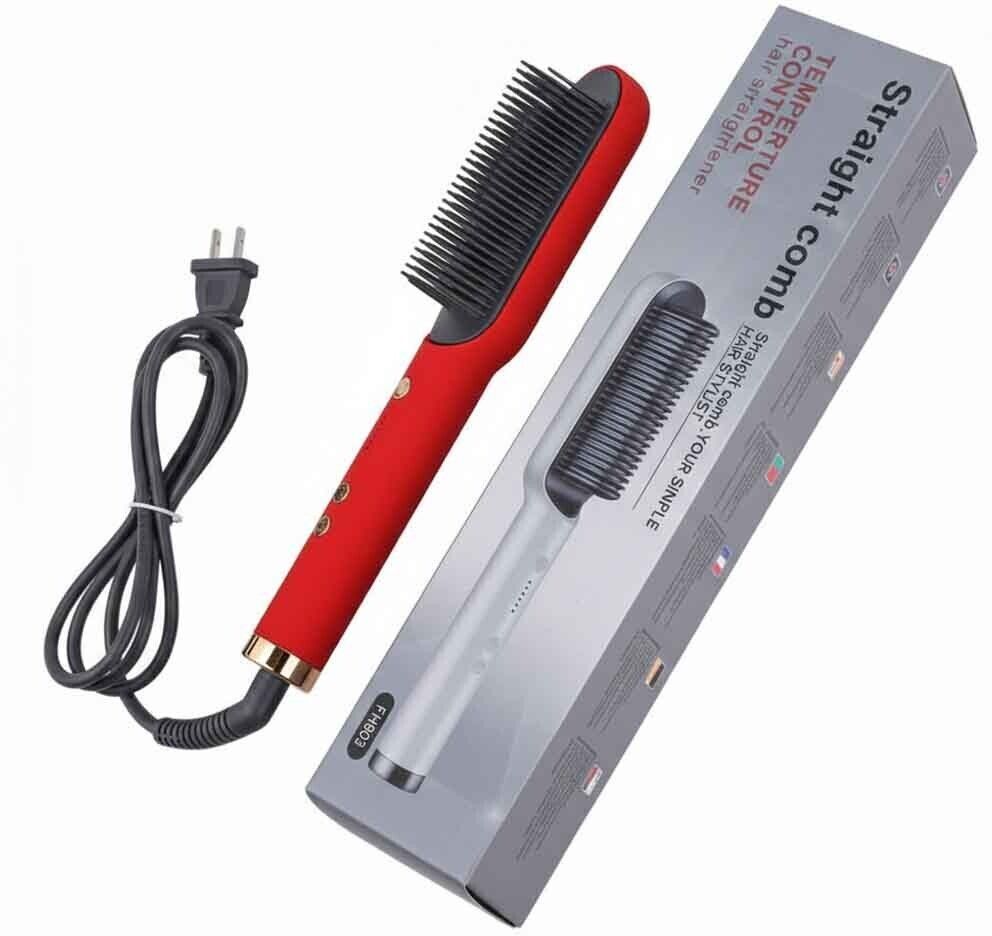 Frinzoo Easy Control Hair Styling Comb with Adjustable Heat Electric Hair Styler-image-40