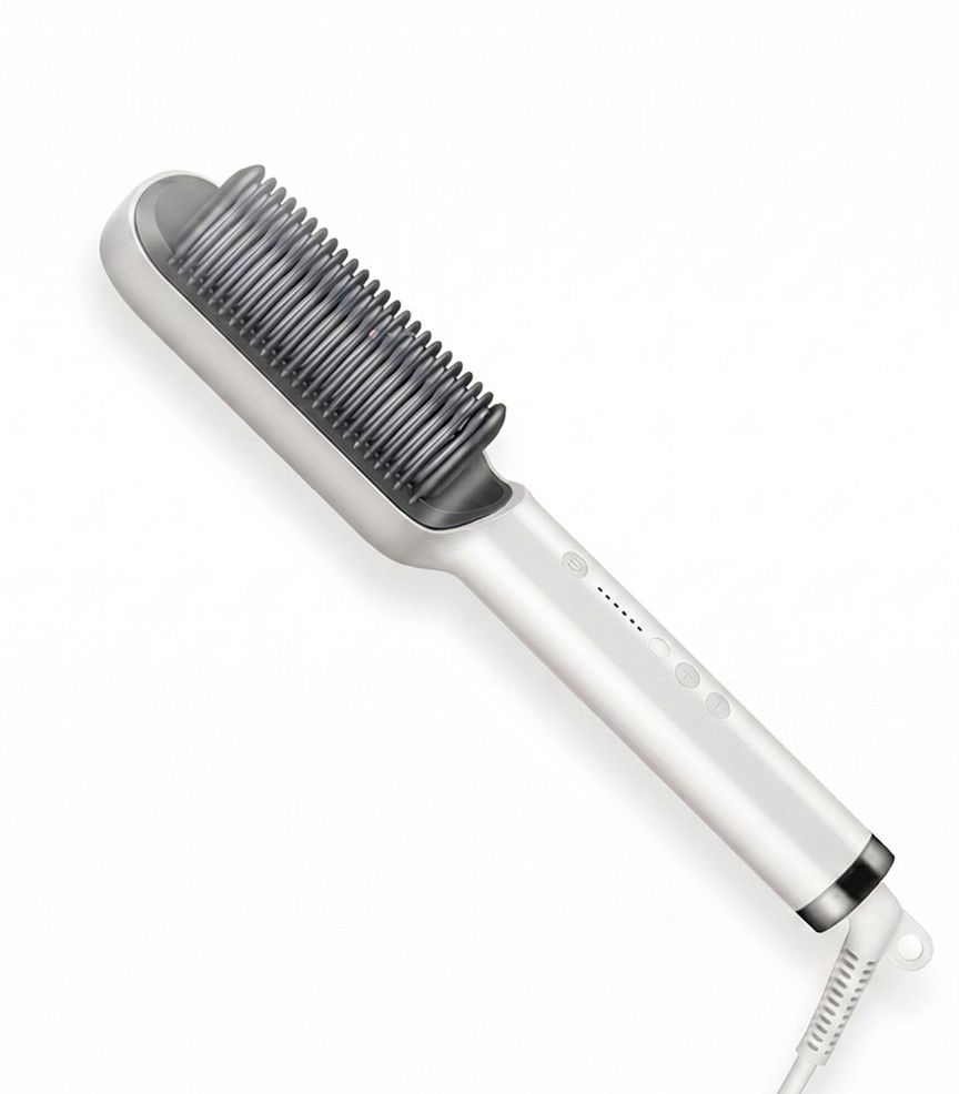 Vibrona Hair Smoothing Brush with Adjustable Temperature and Comfortable Grip Design Electric Hair Styler-image-18