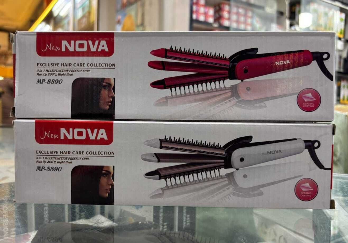 Fly High 3 IN 1 Anti Scald Curling Bar, WHITE, Ceramic Coated Barrel, 180°C, All Hairs Electric Hair Curler-image-35