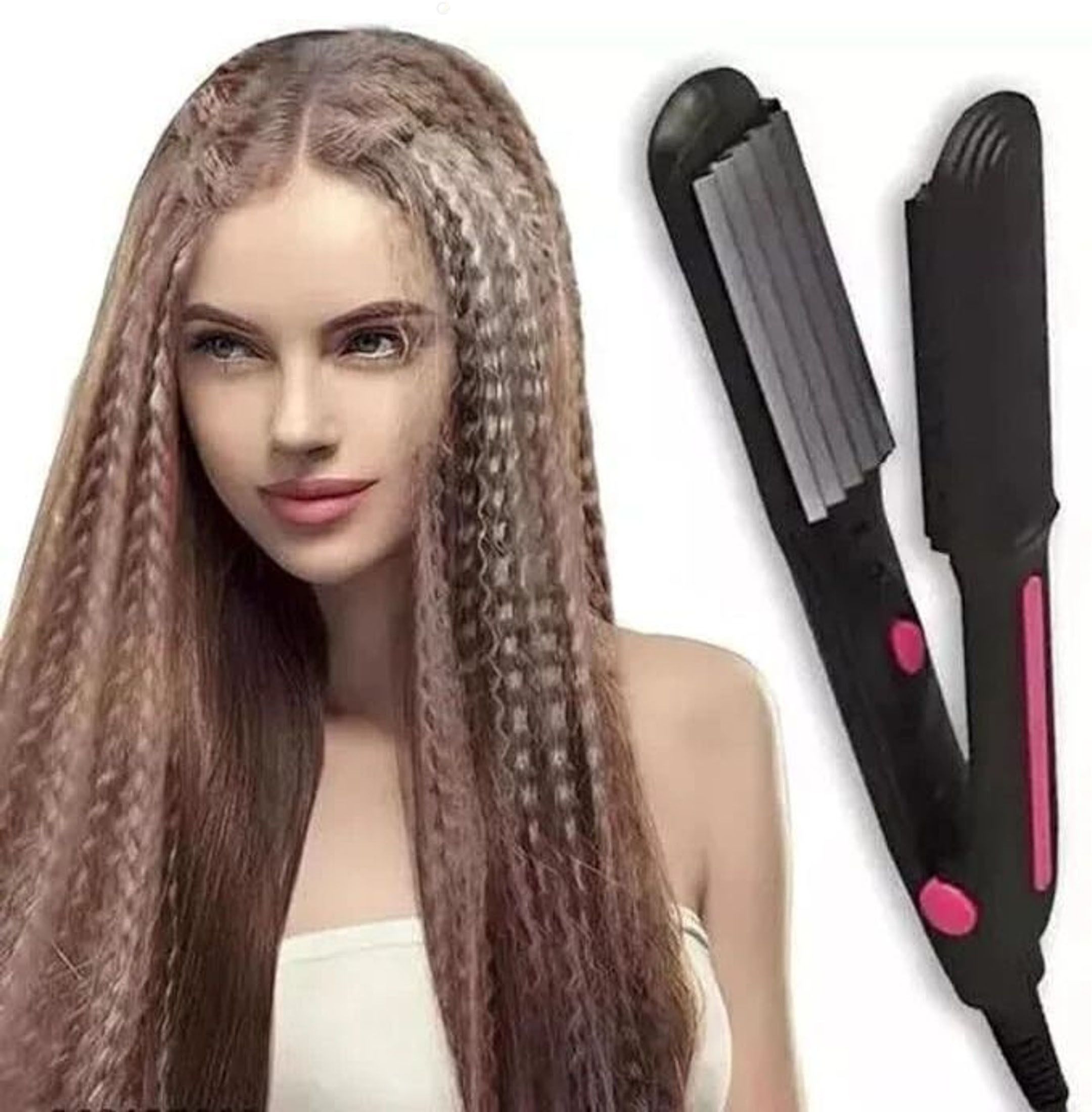 MARSELITE Mini Crimping Tool for Stylish Hair Look Electric Hair Styler-image-49