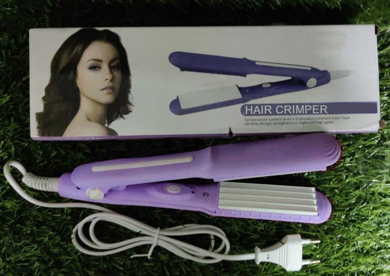 MARSELITE Quick Heat Mini Hair Crimper – Ceramic Plates, Sleek Styling Tool Electric Hair Styler-image-26