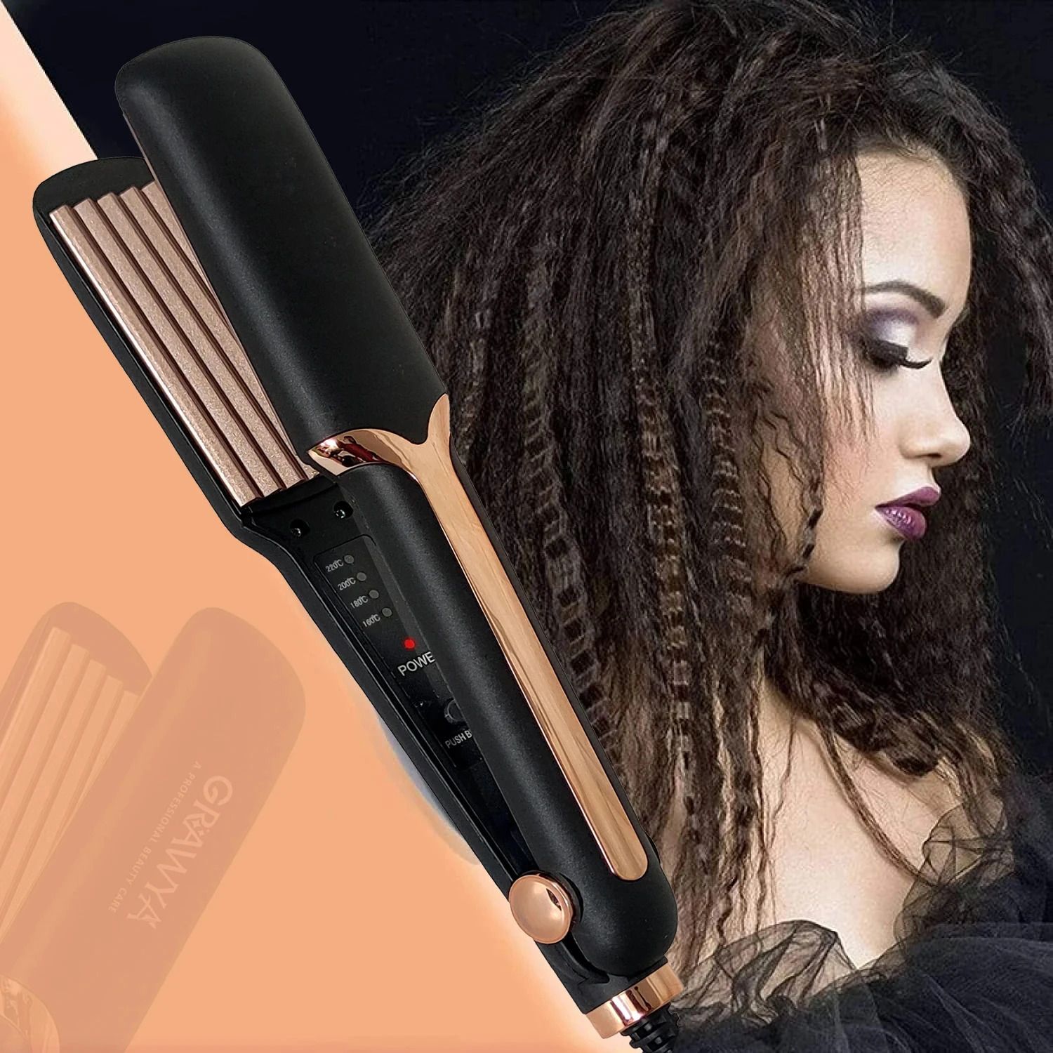 Professional Grawya Neo Tress Hair Crimper For Women & Girl, Crimp & Style Electric Hair Styler