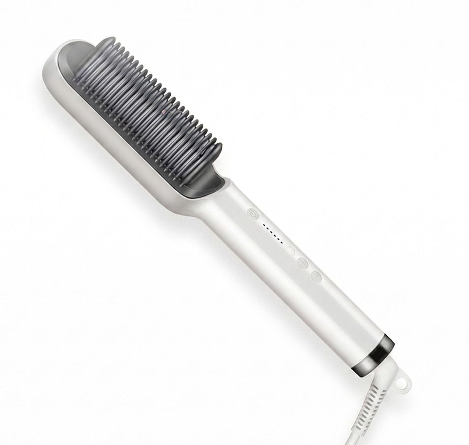 Vibrona Electric Hair Straightening Brush with Adjustable Temperature and Fast Heating Electric Hair Styler-image-40