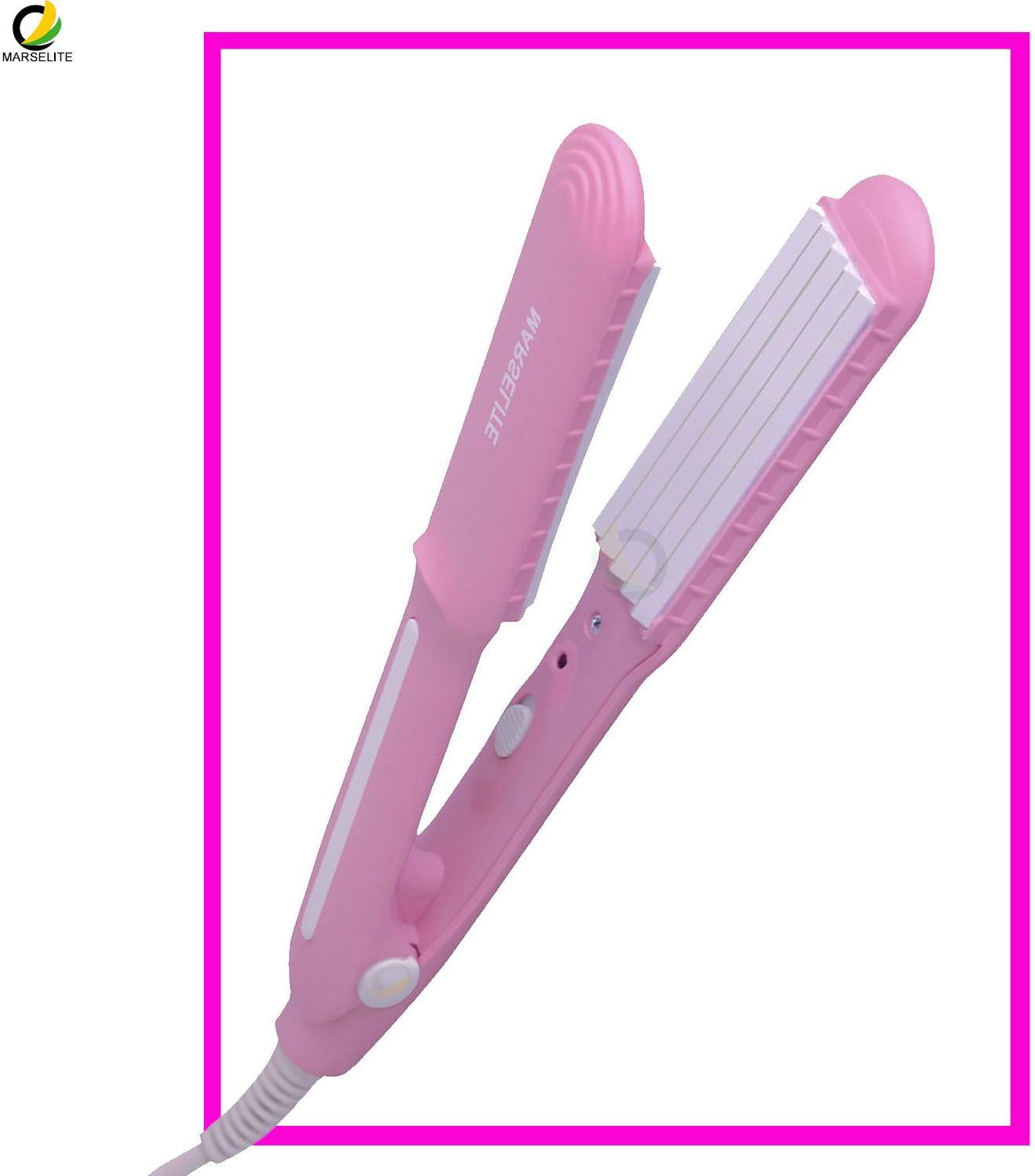 MARSELITE Hair Crimper - Mini Hair Texture Crimper with Quick Heat Feature Electric Hair Styler-image-43