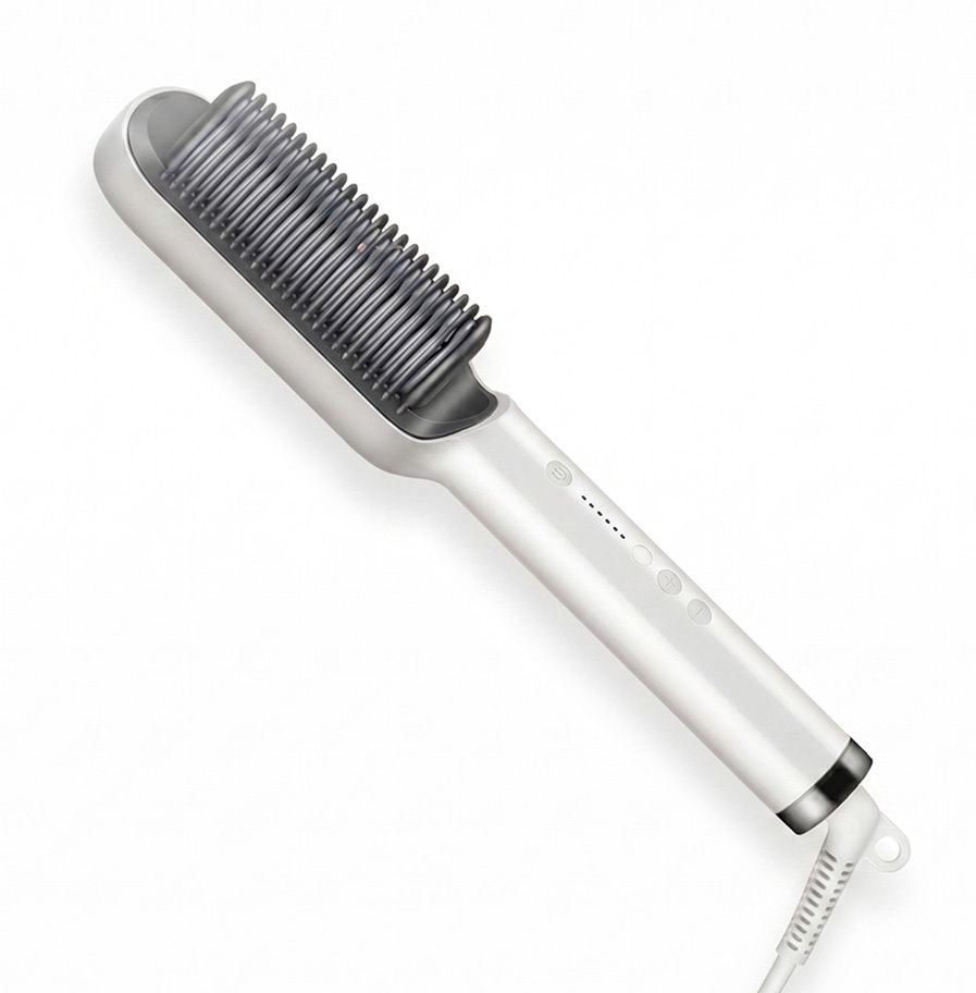 Vibrona Hair Straightener Brush with Quick Heating and Comfortable Easy Grip Handle Electric Hair Styler-image-21