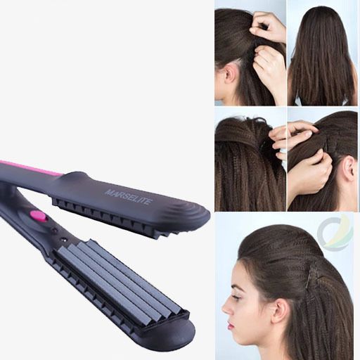 MARSELITE Girl's Mini Crimping Styler Machine 8006 - Crimping Hair Machine (Hair Crimper) Electric Hair Styler