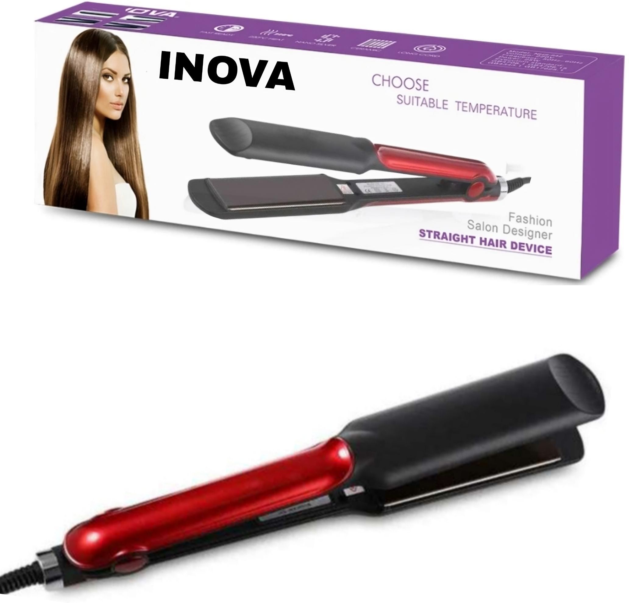 TOLERANCE INOVA Temperature Control Professional NHS 870 Hair Straightener A3 Hair Straightener-image-41