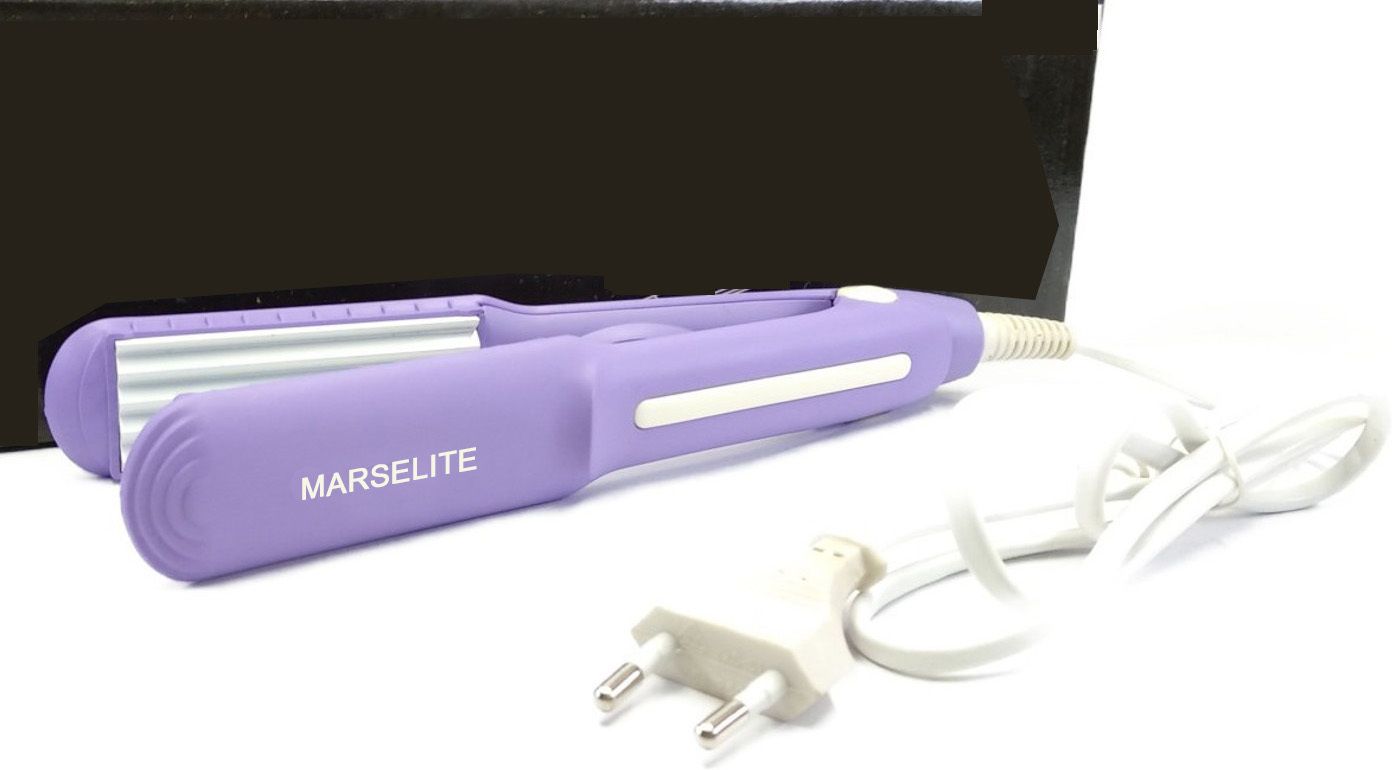 MARSELITE Mini Hair Crimper – Sleek Design, Fast Heating, Easy Grip Handle Electric Hair Styler-image-30