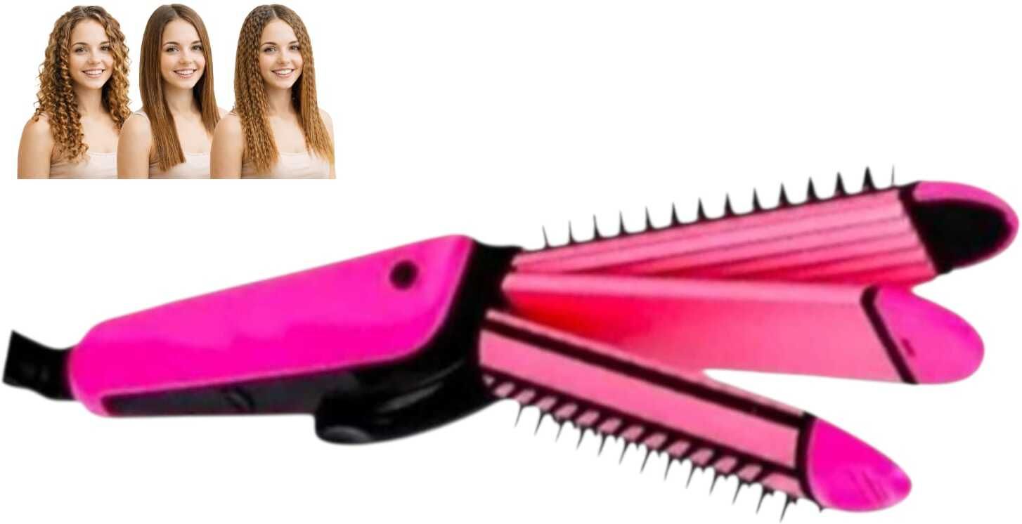 GKFIRM 3 IN 1 HAIR STRAIGHTENER-23 Electric Hair Styler-picture-16
