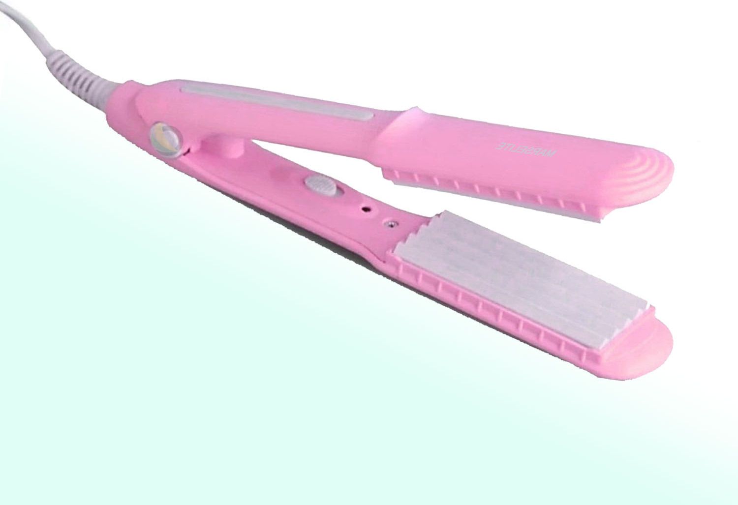 MARSELITE Quick Heat Ceramic Plate Hair Crimper for Long Lasting Wavy Hairstyles Electric Hair Styler-image-2