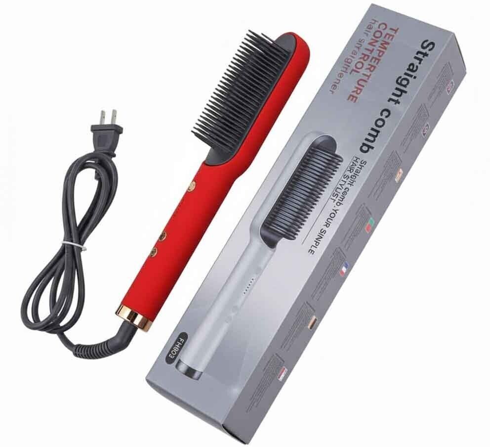 Frinzoo Electric Hair Styler Brush for Daily Straightening Electric Hair Styler-image-2