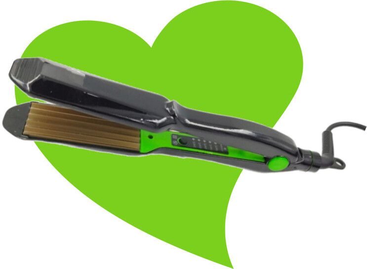 TOLERANCE Premium 840 V&G Saloon Hair Crimper with Gold Coating Protection AA13 Electric Hair Styler-image-33