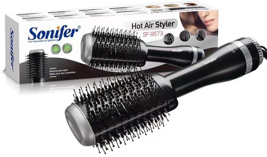 SONIFER SK9573 Comb Self Cleaning Hair Brush Electric Hair Styler