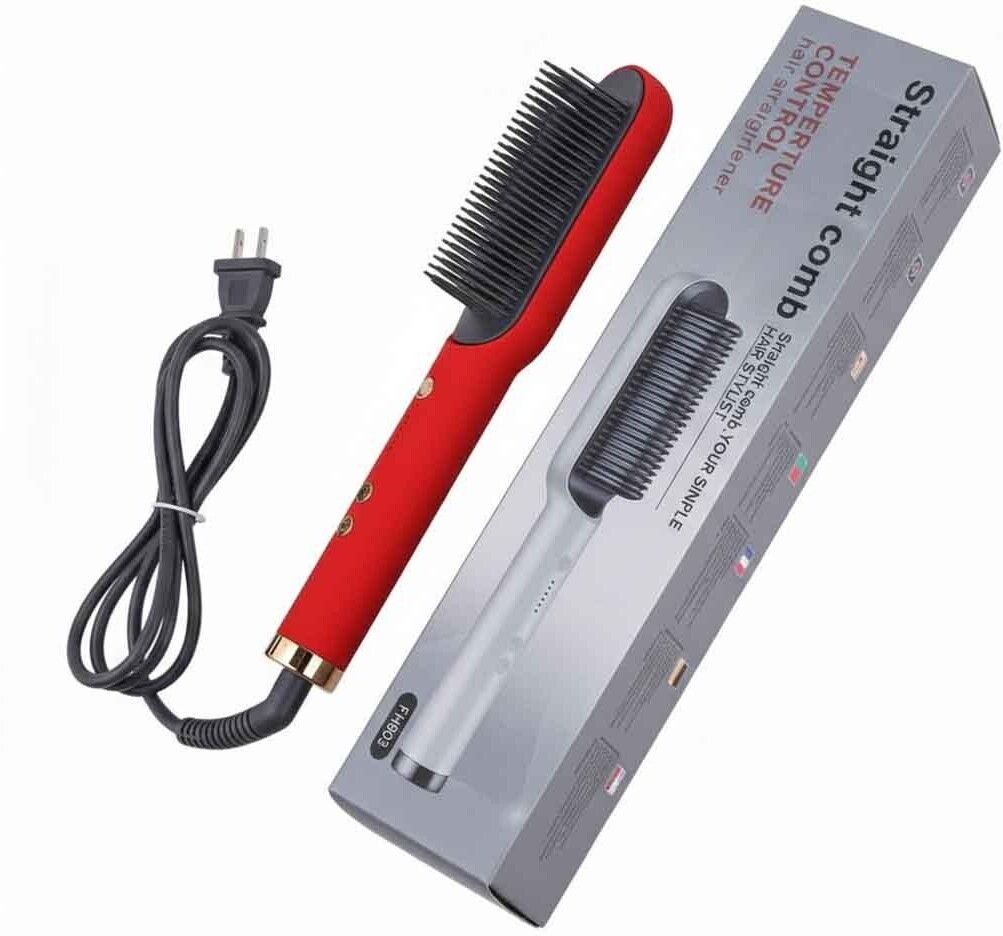 Frinzoo Lightweight Ceramic Hair Styler Comb with Fast Results Electric Hair Styler-picture-27