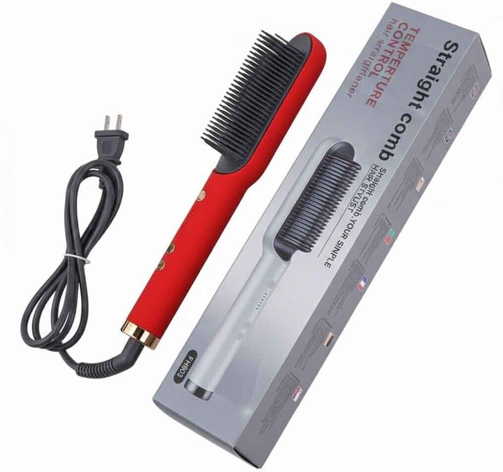 Frinzoo Portable Ceramic Hair Styling Brush for Travel Use Electric Hair Styler-image-24