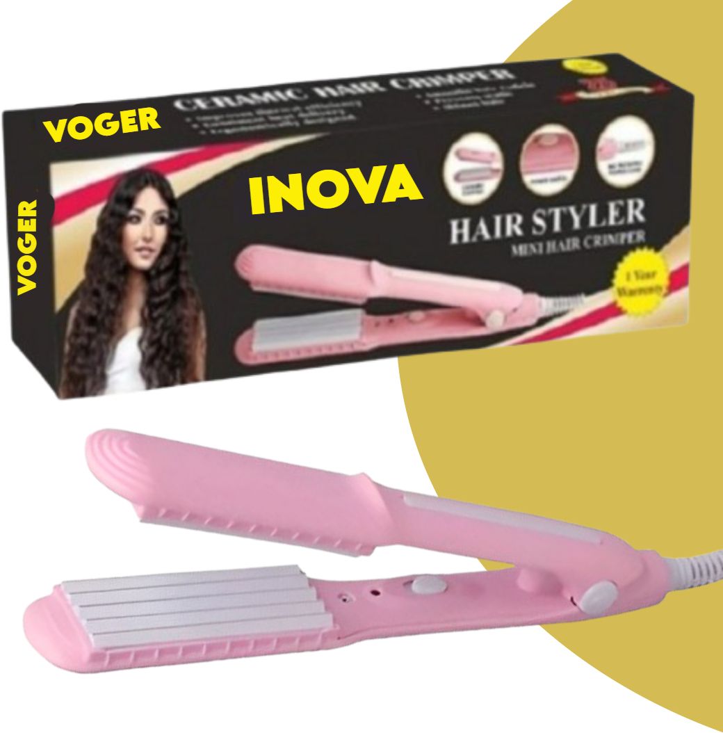 VOGER (INOVA) AT-8006D Mini Hair Crimper With 4 X Protection Coating A21 Electric Hair Styler-picture-19