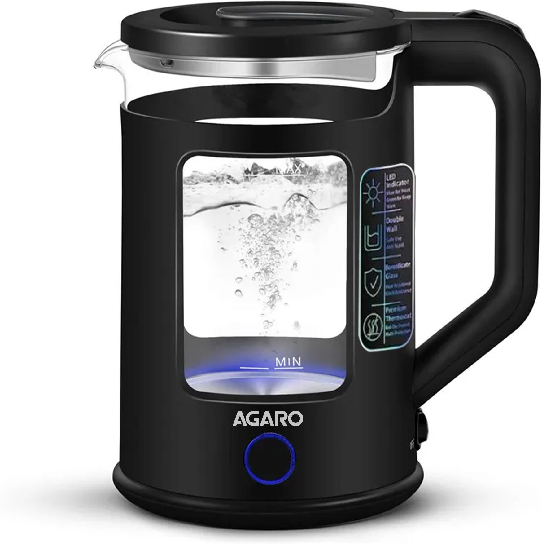 Galaxy Electric Kettle with Keep Warm Function, BPA Free PP Plastic & Glass body Multi Cooker Electric Kettle-image-34