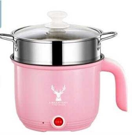 Multiifunction Mini Non-Stick Cooker with Glass Lid Base Concealed Hot Pot Rice Cooker, Travel Cooker, Egg Cooker, Egg Boiler, Food Steamer-image-45