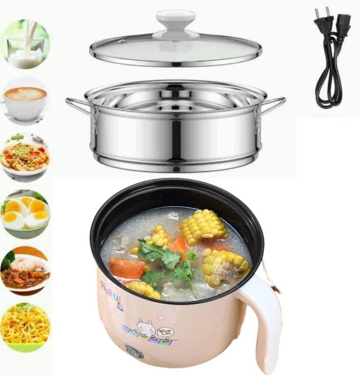 Cooking Pan Noodle-Egg Boiler hot Pot Vegetable Rice Cooker Multi Cooker Electric Kettle-image-47
