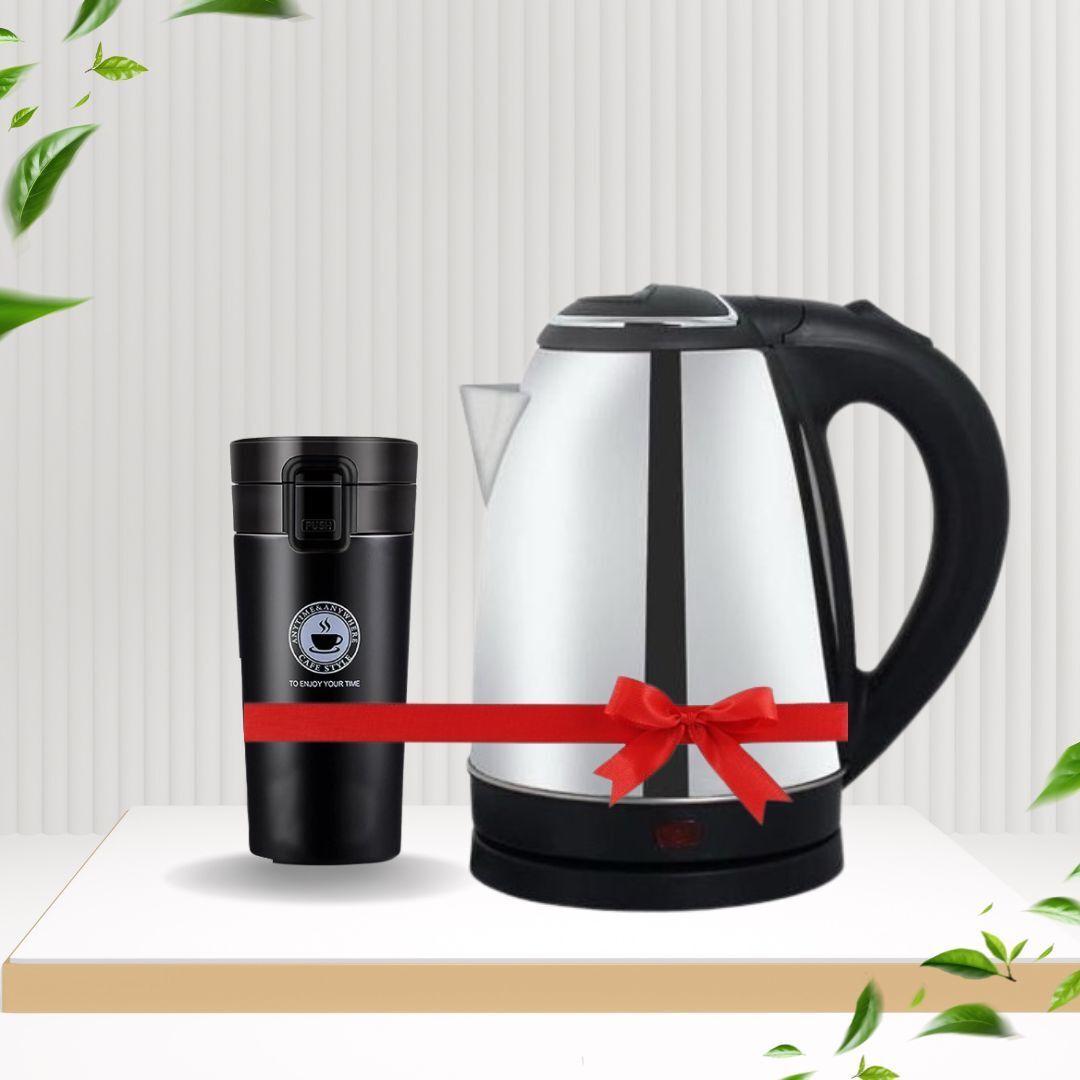 kevriz 1.5 Litre Stainless Steel Electric Kettle WITH COFFE MUG Electric Kettle-picture-15