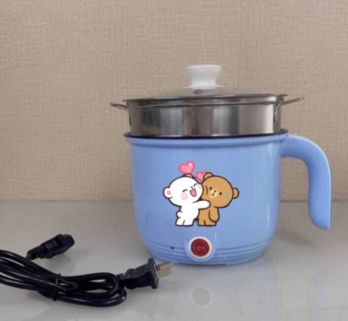 creation bazaar Multi-Function Electric Cooker Non-stick Cooking Pot Rice Cooker Pot Rice Cooker, Travel Cooker, Egg Boiler, Egg Cooker-picture-29