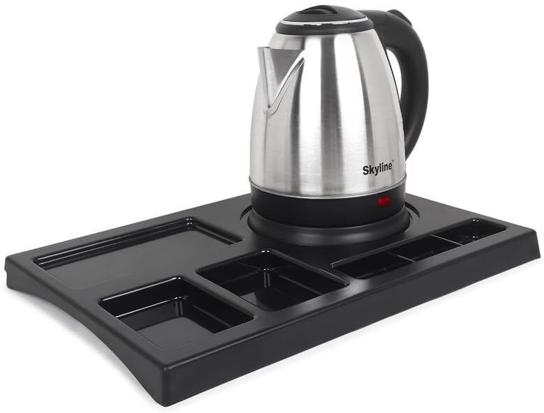 Stainless Steel 1500 Watts, 1.8 L Electric Kettle with ABS Plastic Kettle Tray Multi Cooker Electric Kettle-image-32