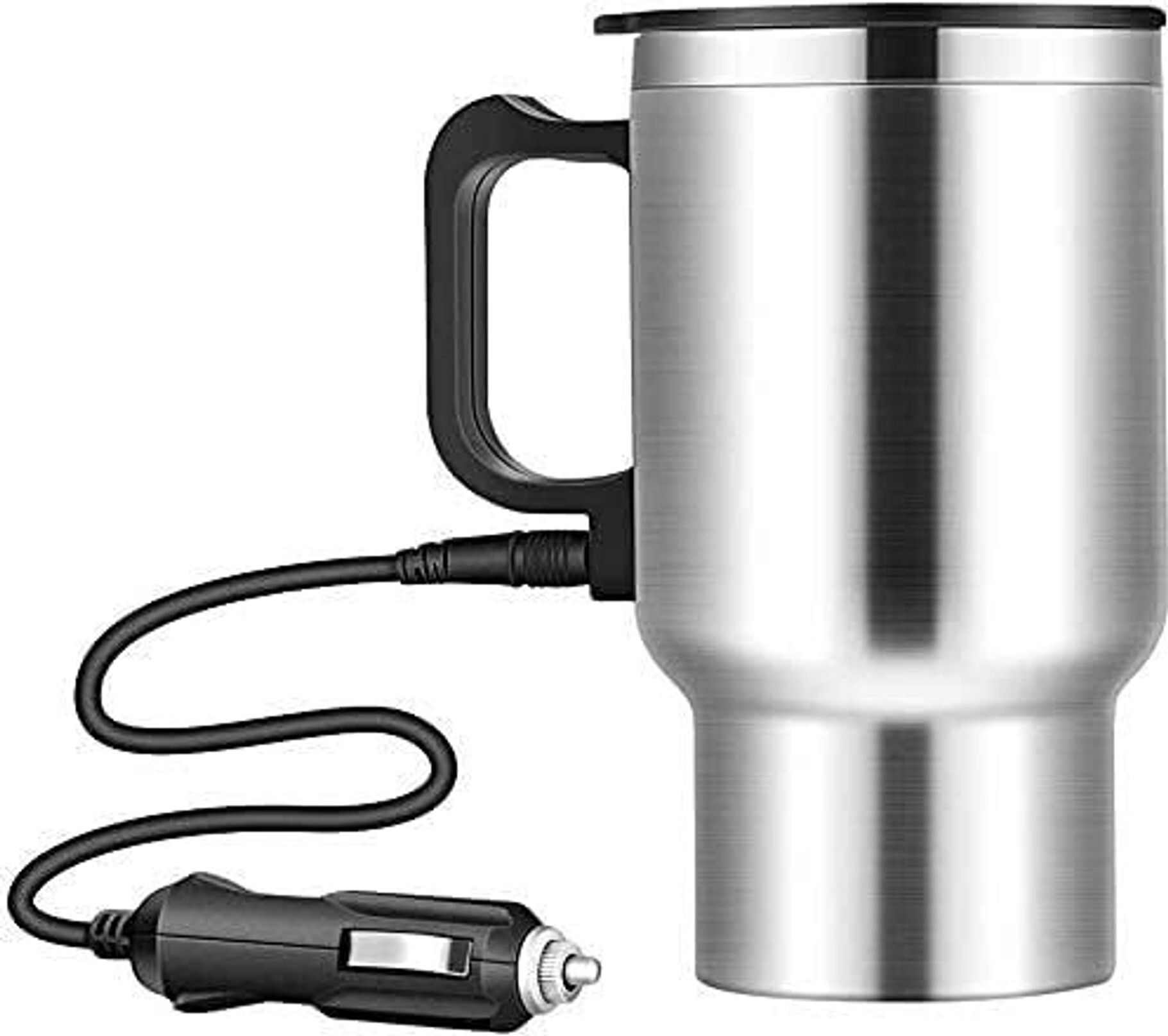 Car Electric Travel Kettle 450ml | Portable Car Water Boiler Tea Coffee Mug Beverage Maker-image-12