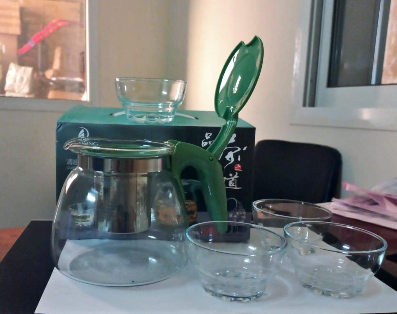 Teapot Clear Glass Tea Pot cups Electric Kettle-image-30