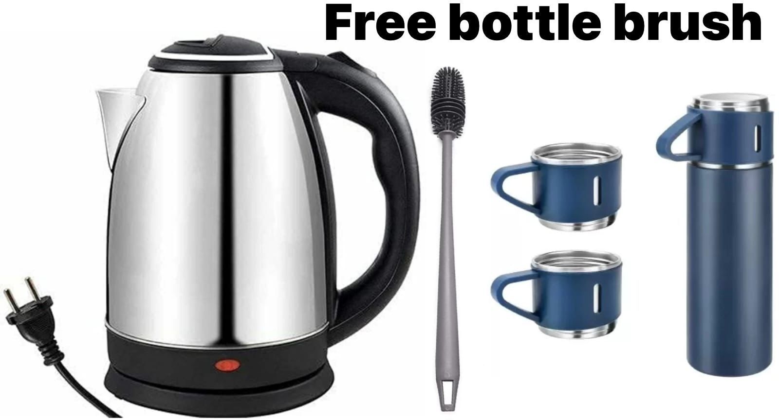 Electric Kettle with Vacuum Flask Set (500ml) combo jn01 Electric Kettle-image-27