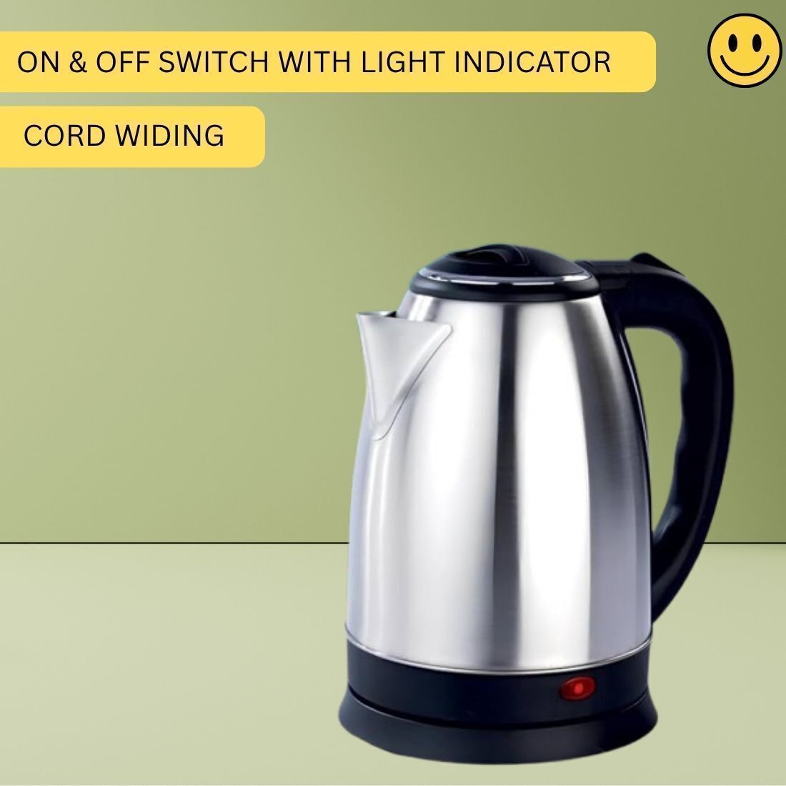 Electric Kettl 2 Litre for Boiling Water & coffeeX486 Electric Kettle-image-45