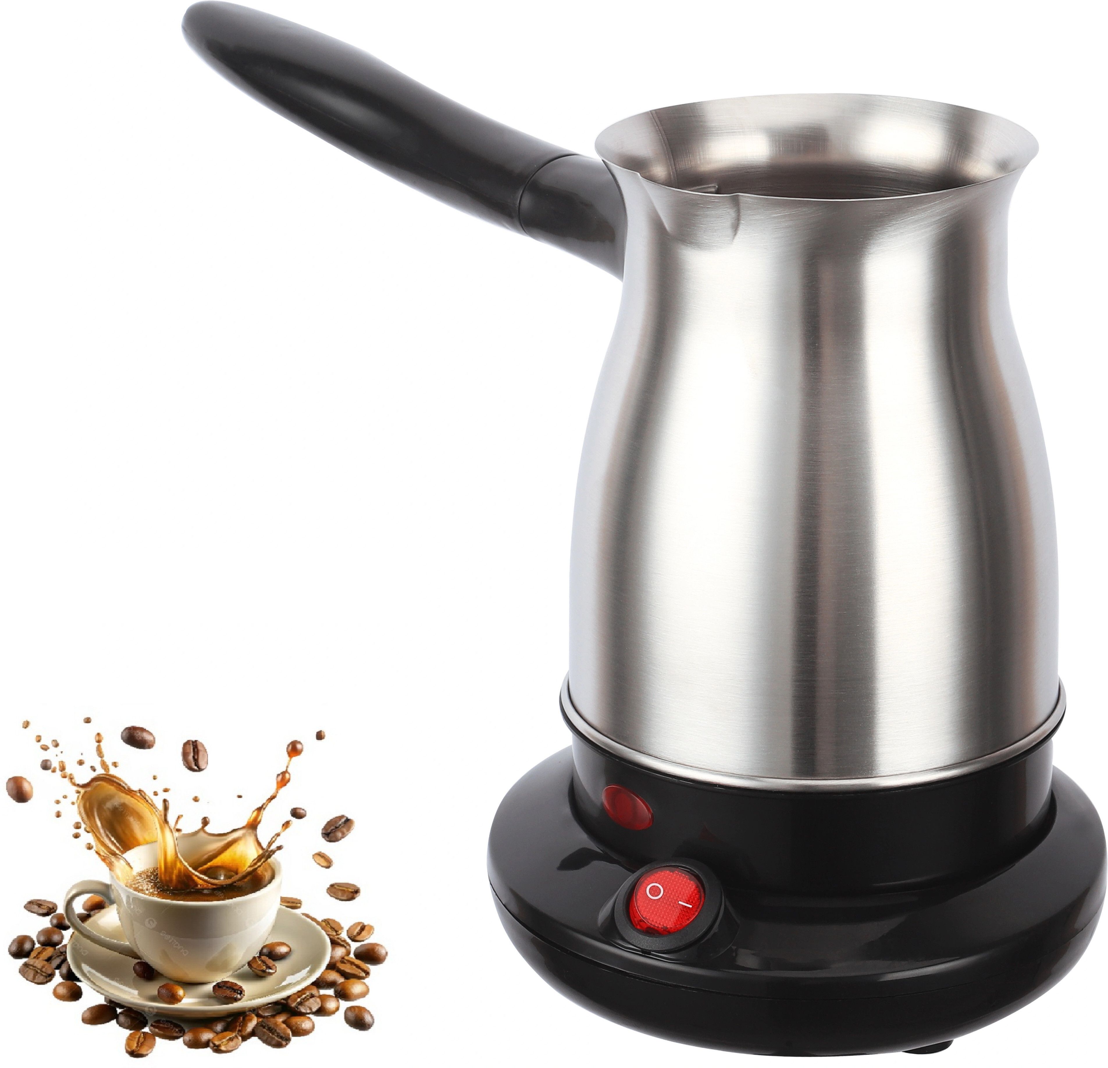 sn-lvk Marado Coffee Maker, 600ml Stainless Steel Electric Kettle, Tea, Cofee, Milk Beverage Maker-picture-23
