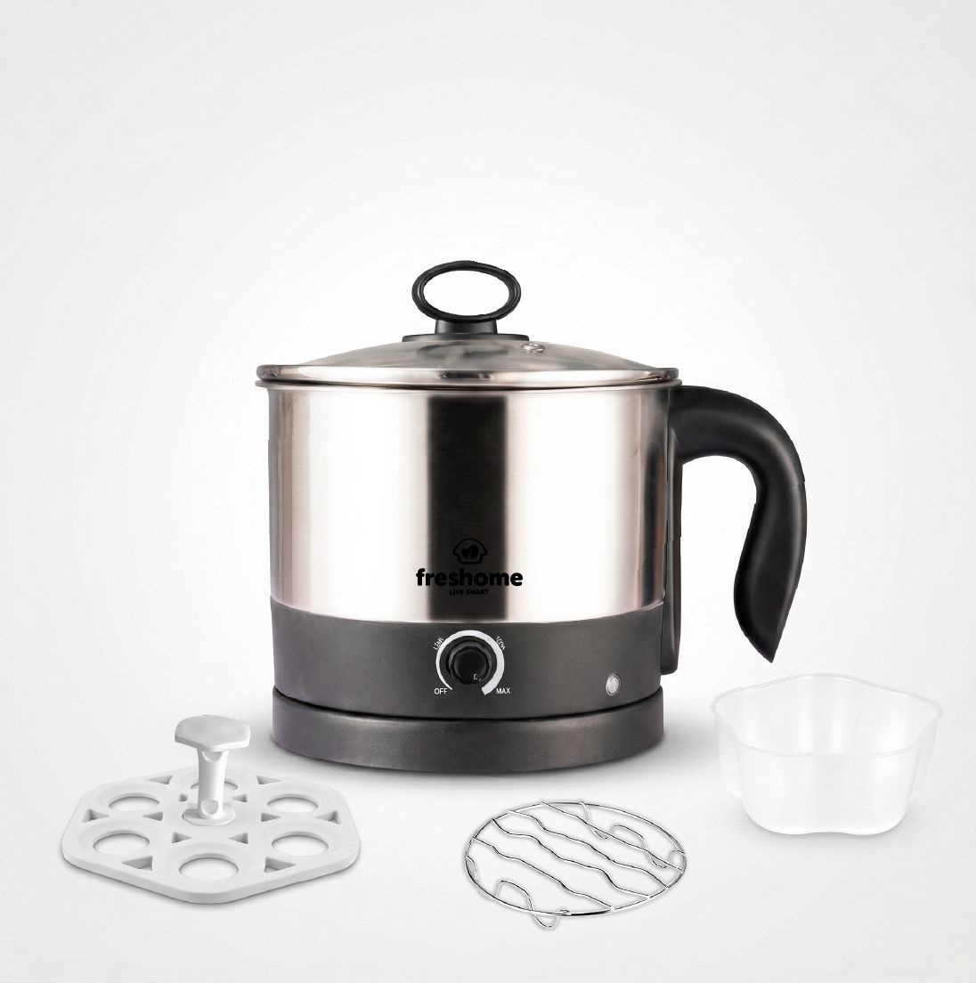 1.2L Stainless Steel Multi Electric Kettle 600W for Noodles, Soup & Eggs Multi Cooker Electric Kettle-image-40
