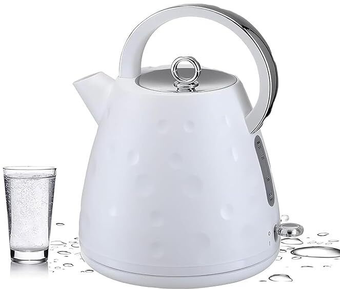 grebe Electric Kettle 1.7L with Stainless Steel Body 1850W, Easy and Fast Boiling Electric Kettle-picture-2
