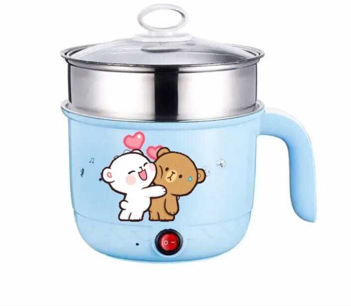 creation bazaar Multifunction Electric Cooking for Cooking Frying Stew & Steaming Rice Cooker, Travel Cooker, Egg Boiler, Egg Cooker-picture-36