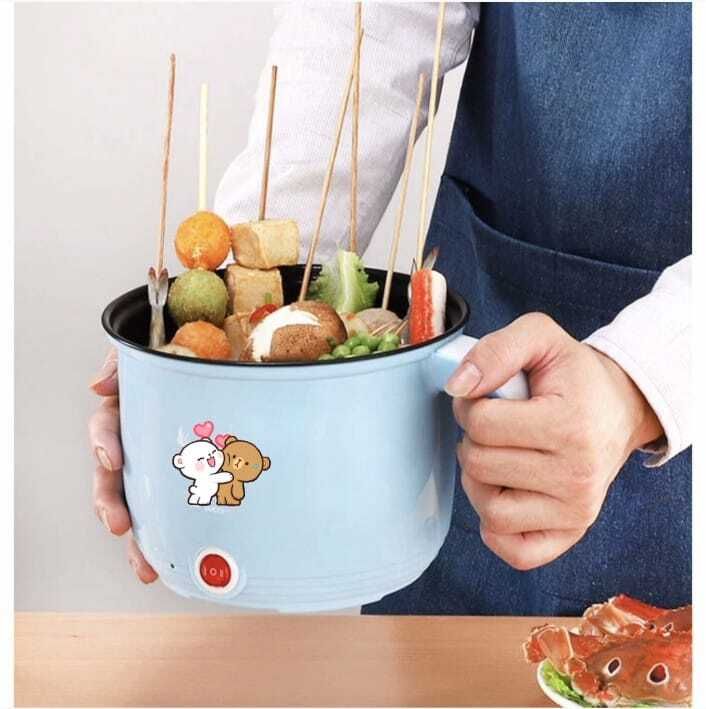 creation bazaar Electric Cooking Pot Non-Stick Cooker Egg Boiler Rice Cooker Travel Cooker Rice Cooker, Egg Boiler, Travel Cooker, Egg Cooker-picture-38