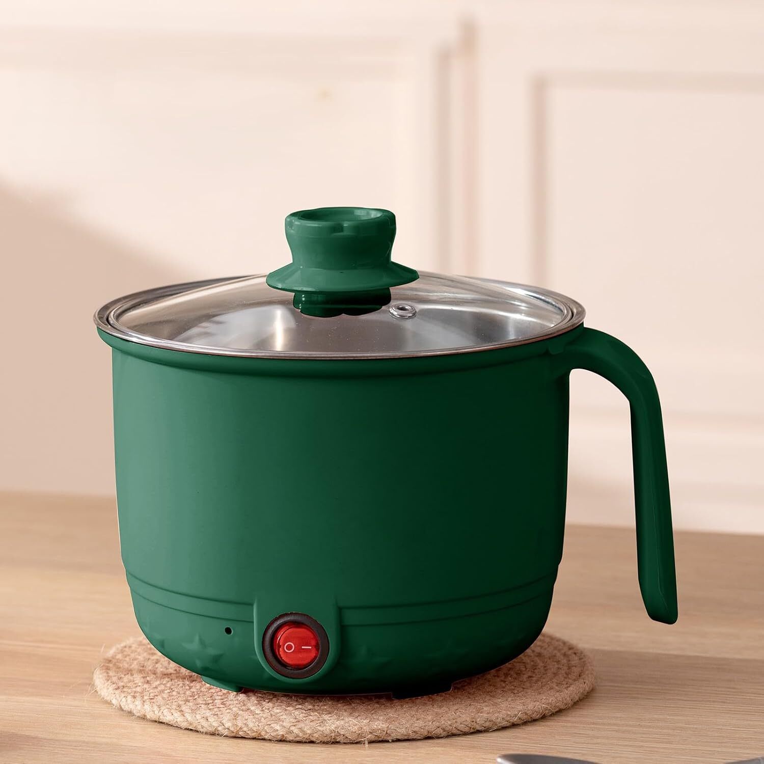 gk fashion Multipurpose Pot 1.5L with Steamer Basket & Glass Lid Electric Kettle-picture-11
