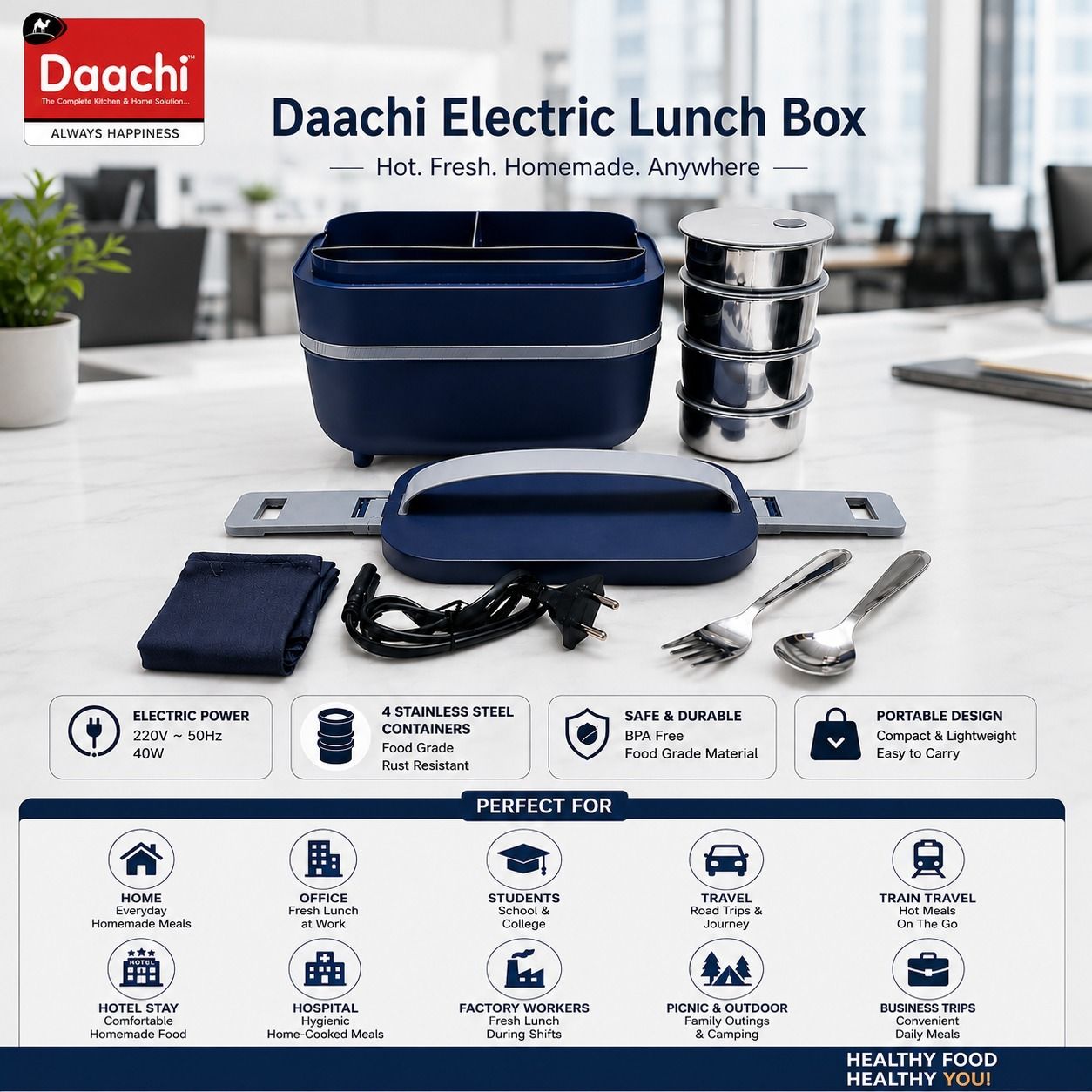 daachi 2200 ml 4 Compartments-picture-44