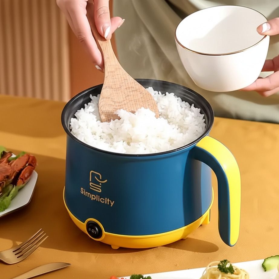 Serviceable Cooking Pot Noodle Maker Egg Boiler hot Pot Vegetable(1.8L) Round Electric Pan